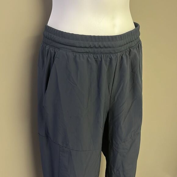 Apana Women’s Slate Blue Pull-On Cargo Joggers Drawstrings Elastic Waist-Medium - Picture 5 of 12